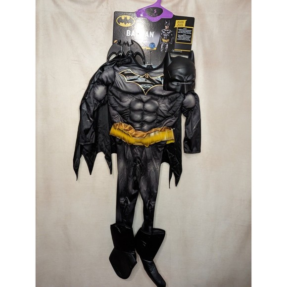 NWT Size Small DC Batman Child Halloween Costume - Picture 1 of 5